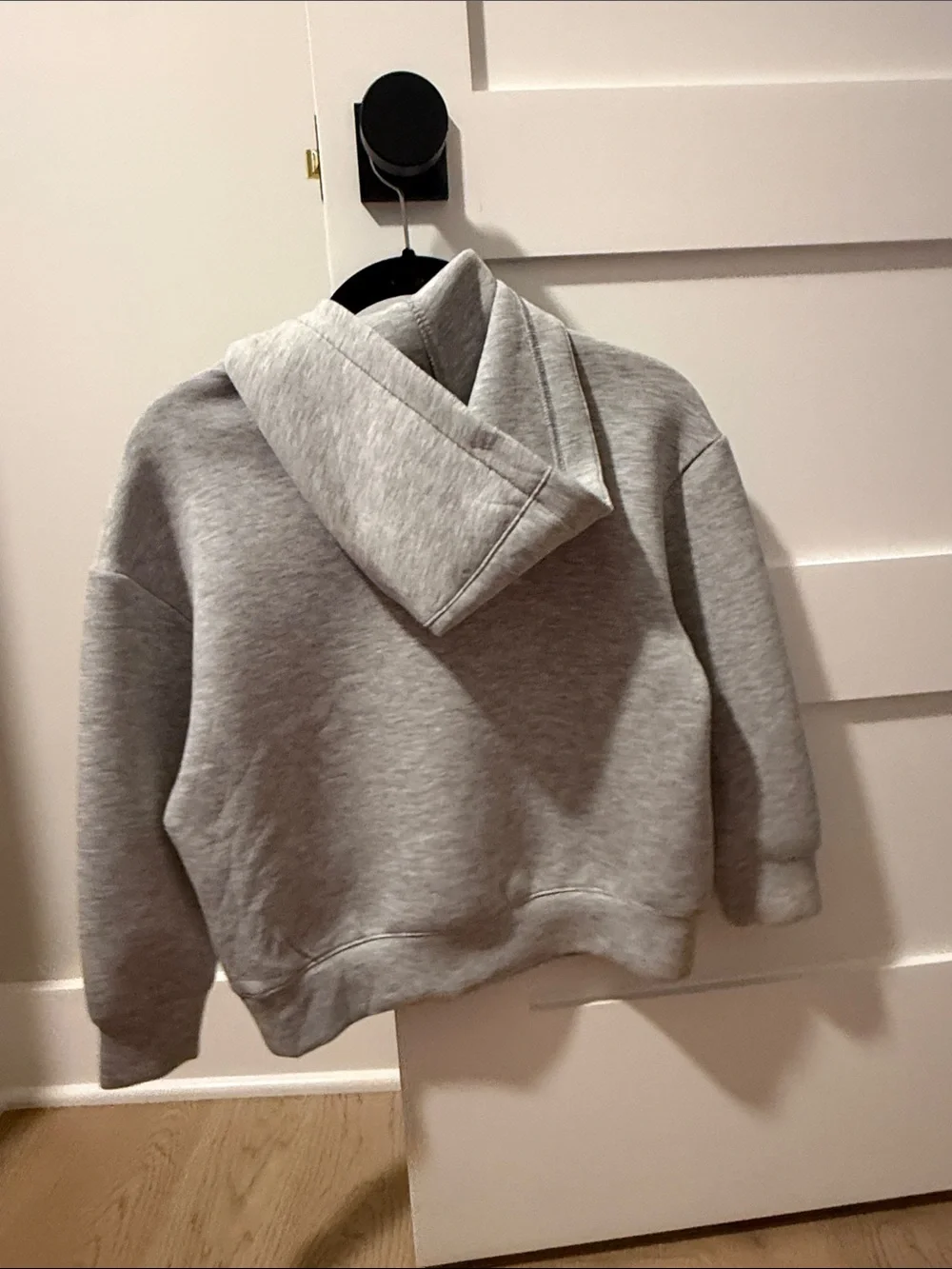Old Navy Light Gray Kids' Pullover Hoodie with Kangaroo Pocket